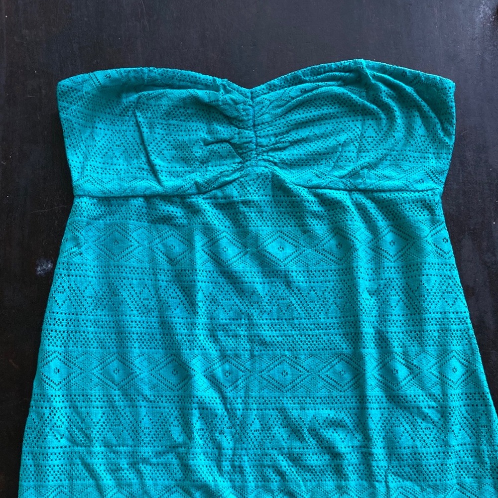 Roxy MAXI Dress Teal Gradient Size Small